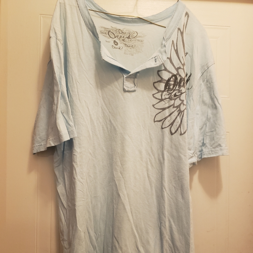 Mens Oneill 3 button tee